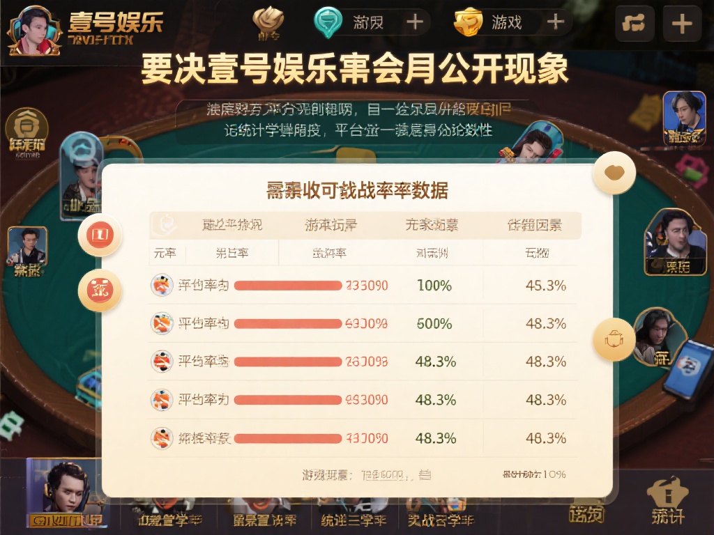 壹号娱乐有没有挂？玩家胜率数据分析 (壹号娱乐是否存在外挂？玩家胜率数据深度分析与探讨）